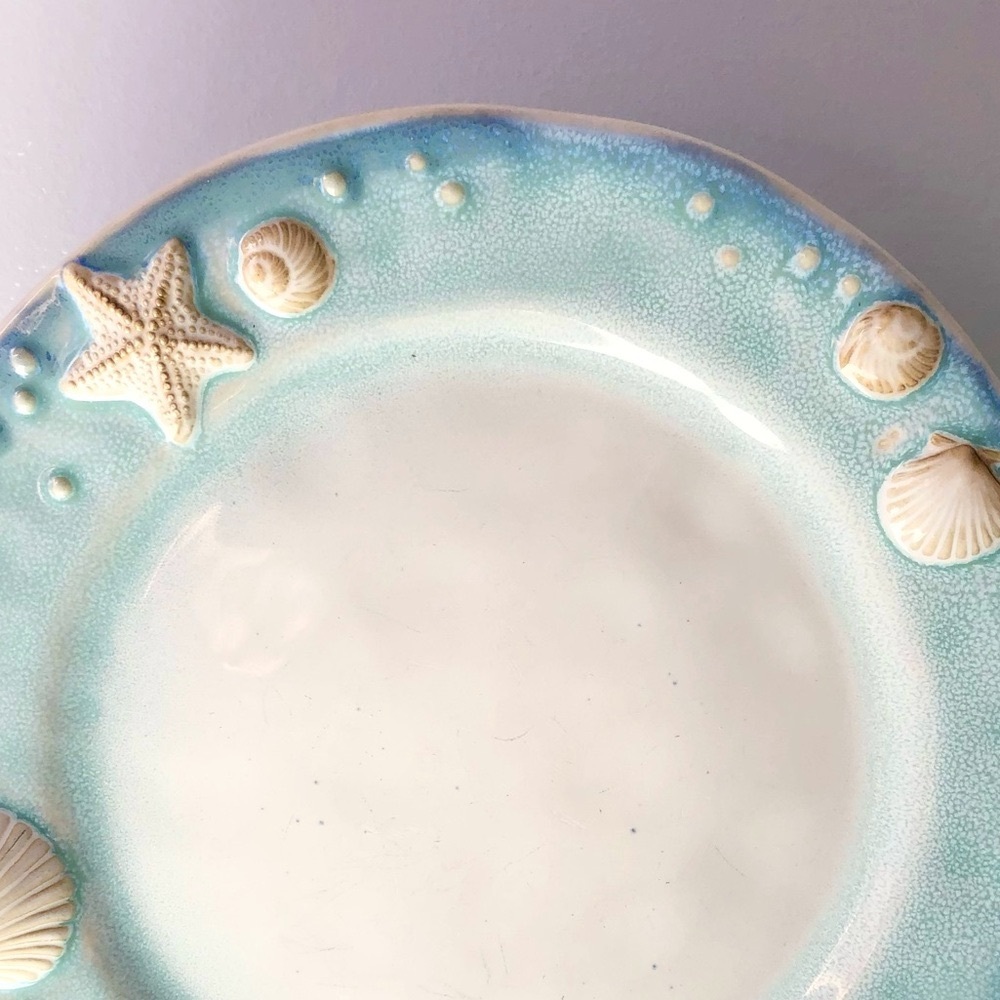 Sonoma Seaside Beach Shell Dinner Plate - Picture 3 of 5